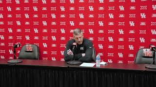 WVU Basketball Interim HC Josh Eilert After Loss at Houston 1624 [upl. by Moore]