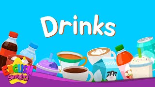 Kids vocabulary  Drinks  Learn English for kids  English educational video [upl. by Rother]