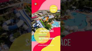 video Rotterdam Airport Turkije  Antalya Saturn Palace reisstudio Travel Slide Corendon [upl. by Arquit]