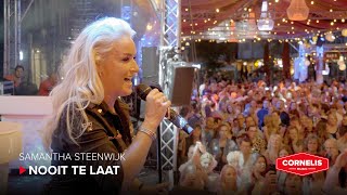 Samantha Steenwijk  Nooit Te Laat Officiële Videoclip [upl. by Llenehs741]