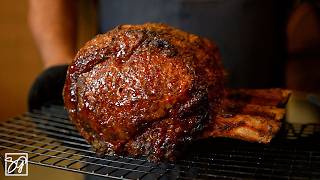 Smoked Prime Rib The Perfect Holiday Roast [upl. by Yrem]