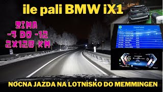 Ile pali BMW iX1💪 Sprawdzam przy ujemnych temperaturach zużycie prądu w samochodzie elektrycznym [upl. by Goldwin]