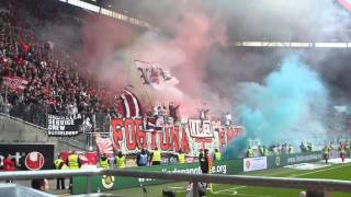 Pyro  Rauchbomben im Fortuna Block  Kaiserslautern  Fortuna Düsseldorf [upl. by Assital]