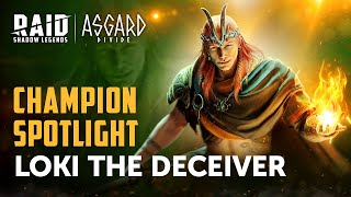 RAID Shadow Legends  Champion Spotlight  Loki the Deceiver [upl. by Balas]