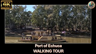 Port of Echuca  Victoria Australia  4K Walking Tour [upl. by Duma]