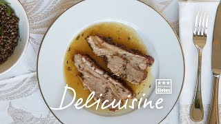 Delicuisine Rezept Geschmorte Kalbsbrust mit Lavendel und Tasmanischem Pfeffer [upl. by Pier]