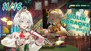 Unarchived Violin Karaoke 🍵 11162024  Cecilia Immergreen [upl. by Nujra]