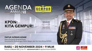 Agenda AWANI KPDN  Kita gempur [upl. by Kcirdor]