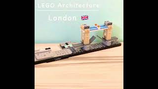 LEGO Architecture 21034 London Skyline  Stop Motion Build  lego 21034 london londoneye short [upl. by Aihsaei]