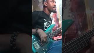 African Praise groove on Bass [upl. by Ahsimin]