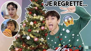 JE FAIS MON SAPIN DE NOËL cest une catastrophe [upl. by Netsirhk]