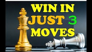 How to Achieve ✔ Checkmate in 3 Moves  Chess  Fastest Way  Get Smart [upl. by Electra]