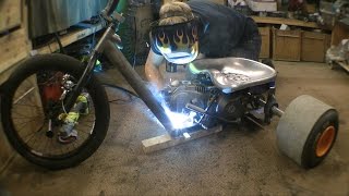 Making a Motorised Drift Trike [upl. by Leaw]