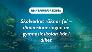 Skolverket räknar fel – dimensioneringen av gymnasieskolan kör i diket [upl. by Itram]