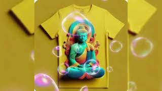 🌹🌹 Yellow Buddha Images 🌹🌹Buddham Saranam Gacchami  Buddha Video  Effects  Meditation [upl. by Loos94]