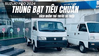 Xe Tải Suzuki Pro Thùng Bạt 800Kg Trả Trước Chỉ 55 Triệu Giá Xe Tải Suzuki Pro Tháng 10 [upl. by Oirtemed240]