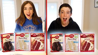 TWIN TELEPATHY CAKE CHALLENGE [upl. by Liza]