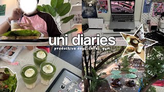 uni vlog 🐰 productive days aesthetic cafes going to the gym ateneo college digital diaries ph [upl. by Toshiko]