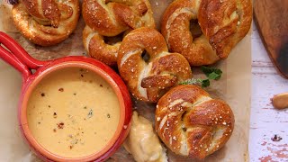 Soft Pretzels with Beer Cheese Dip [upl. by Nylyrehc]