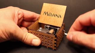 Moana Music Box How Far Ill Go Motunui Village Song [upl. by Arytas375]