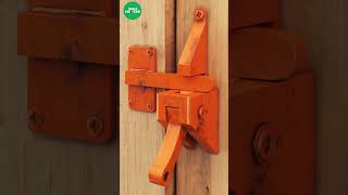 Automatic wooden door latch latch lock gate [upl. by Kenzi]