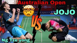 Unexpected 🤯 Ng Tze YongMAS Vs Jonathan CHRISTIEINA Di Australian Open [upl. by Otreblon]