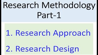 Chapter3 Research Methodology  Research Approach  Research Design  Practical Example [upl. by Aninaj677]