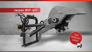 Traktor Stubbenfräse Jansen BSF60T Zapfwellenantrieb [upl. by Sevart]