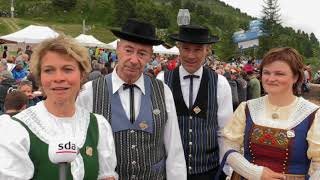 Alphornfestival auf 2200 Metern Höhe in Nendaz [upl. by Aldredge985]