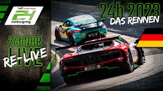 Ganzes Rennen  ADAC TotalEnergies 24h Nürburgring 2023  Deutsch 🇩🇪 [upl. by Aicineohp]