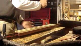 Removing a Steinway Pinblock [upl. by Aileduab]