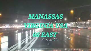 4ADRIVE VIDEO MANASSAS VIRGINIA USA DRIVE ON 66 East [upl. by Sherlocke]