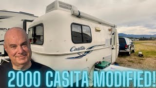 Casita Trailer Customized by a Couple  CLEVER amp AMAZING [upl. by Cissy555]