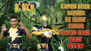 Kamen Rider Wizard  DX Beast Driver Kamen Rider Beast Review [upl. by Uranie]