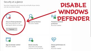 How to Disable Windows Defender in Windows 1011  TURN THIS OFF [upl. by Noval856]