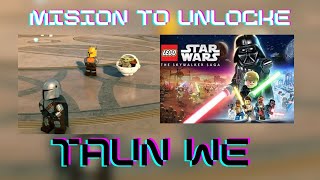 Lego star wars Skywalker saga unlocking Taun We [upl. by Llertac]