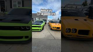 Hellcat vs LS Swapped GTO [upl. by Gans139]