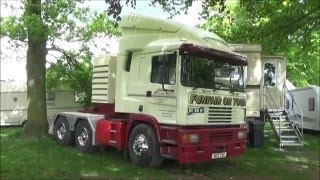 Northampton Abington Park Funfair Lorries May 2015 [upl. by Eirrehc]