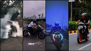 Boys ATTITUDE RIDERs 😎 PRO RIDErS ❌ HEAVY STUNTs⭕ STUNTS RIDERS🖤KTM🧡R15💜NS200❤️DUKE [upl. by Ulrick]