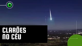 Clarões no céu meteoros e queda de lixo espacial estão se tornando mais comuns [upl. by Ellevehc]