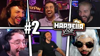 MEJORES MOMENTOS en MARBELLA VICE 2  DÍA 2 🤣🔥 Nexxuz AuronPlay Spursito DjMariio… [upl. by Ferd884]