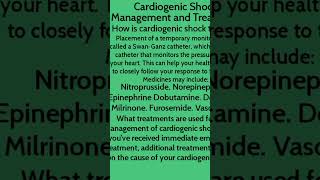 Cardiogenic shock cardiogenicshock cardiacinjury cardiacsafety [upl. by Sileray207]