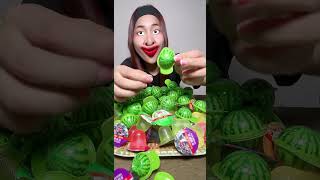 Eating Sugar Blue water melon drinkingwater eatsomethingthatmakesyouhappy videoshort [upl. by Darnok]