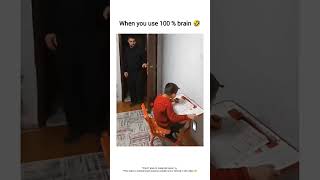 When you use 100  brain 🤣meme explore song [upl. by Ahsimrac]