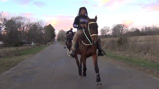 Idabel Gaited Horses at the 2023 quotLast Ridequot Trail Ride in Oklahoma [upl. by Intruok581]