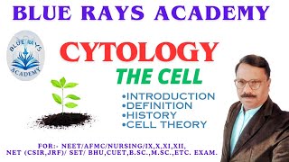 CYTOLOGYTHE CELL  INTRODUCTION  DEFINITION  HISTORY OF CELL  CELL THEORY [upl. by Kemppe]