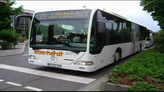 Pforzheim Fährt Bus Bus und Bahn Videos Aus Pforzheim BadenWürtemberg [upl. by Airitac]