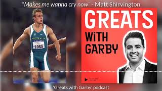 quotMakes me wanna cry nowquot  Matt Shirvington on Greats with Garby podcast [upl. by Tiffa]