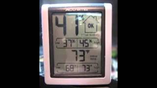 Best Review AcuRite 613 Indoor Thermometer Humidity Monitor [upl. by Lehacim]