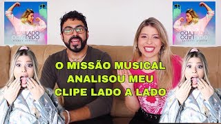 O MISSÃO MUSICAL ANALISOU MEU CLIPE LADO A LADO Gabriel Camargo [upl. by Nwaf346]